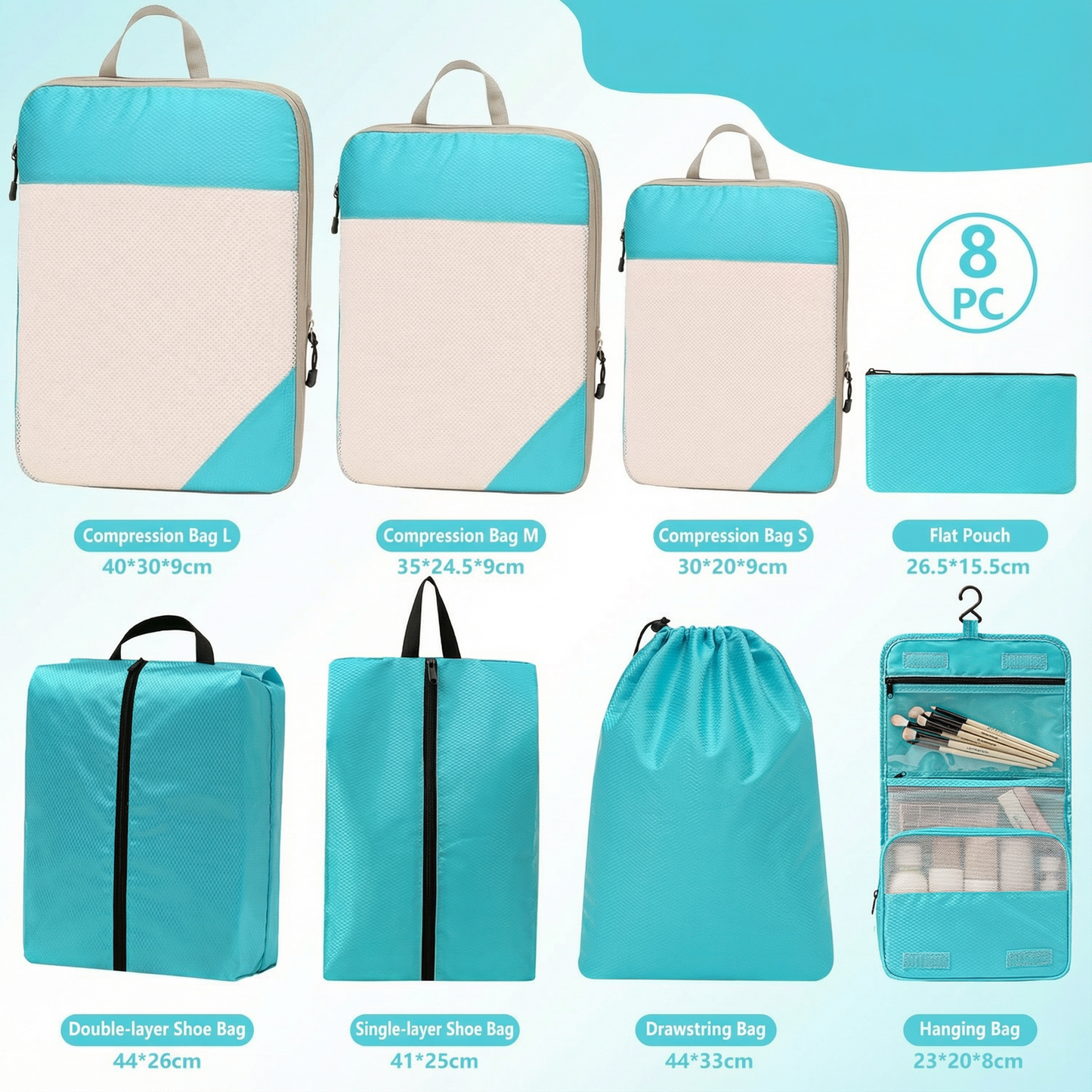 PackSmart Luggage Organizer Kit