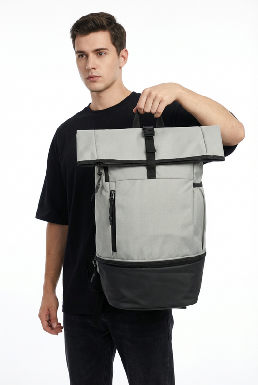 Roll-Top Sports Backpack