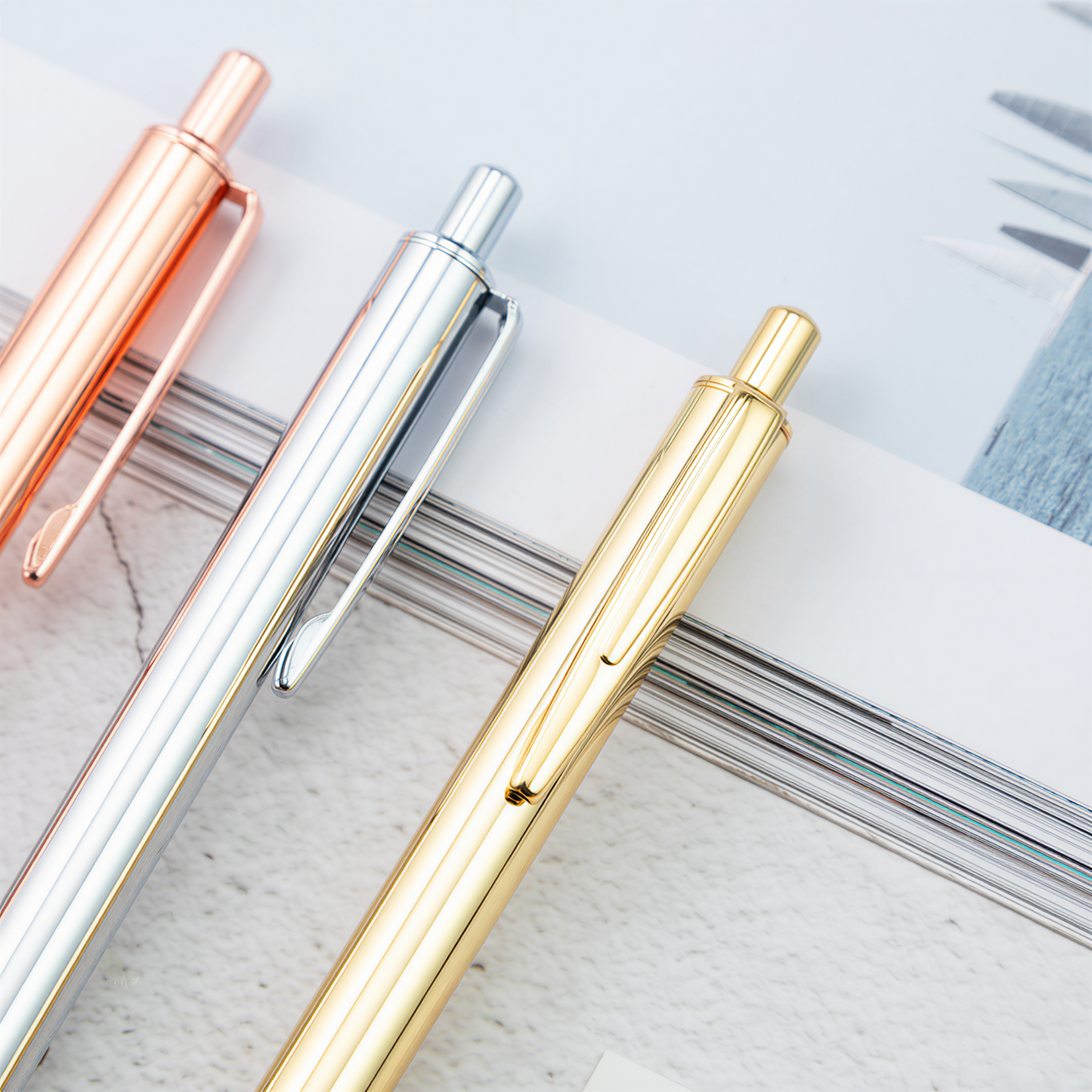 LuxeMetal Premium Ballpoint Pen