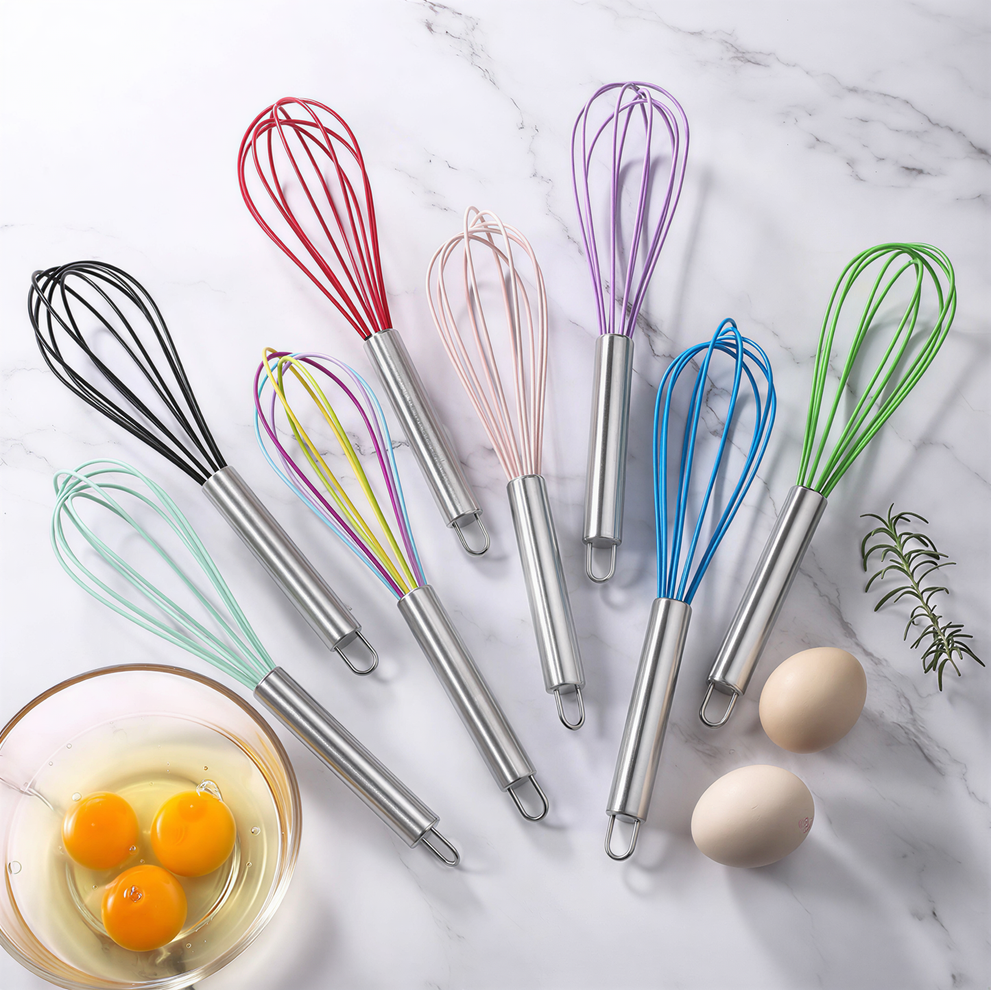 RainbowMix Kitchen Whisk
