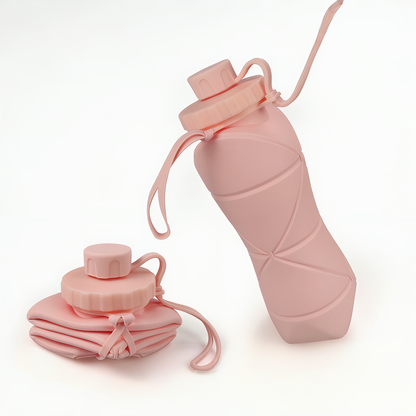 TravelEase Foldable Water Bottle