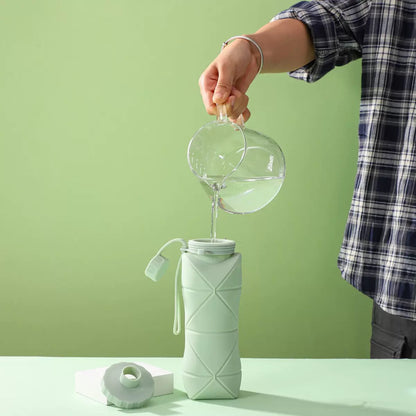 TravelEase Foldable Water Bottle