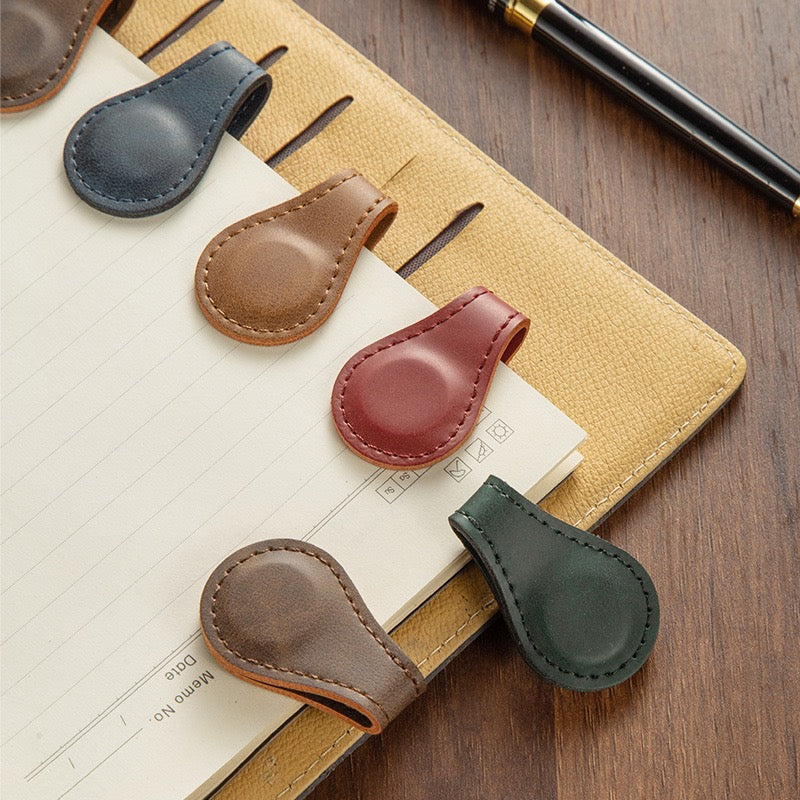 MagnaFold Leather Bookmark