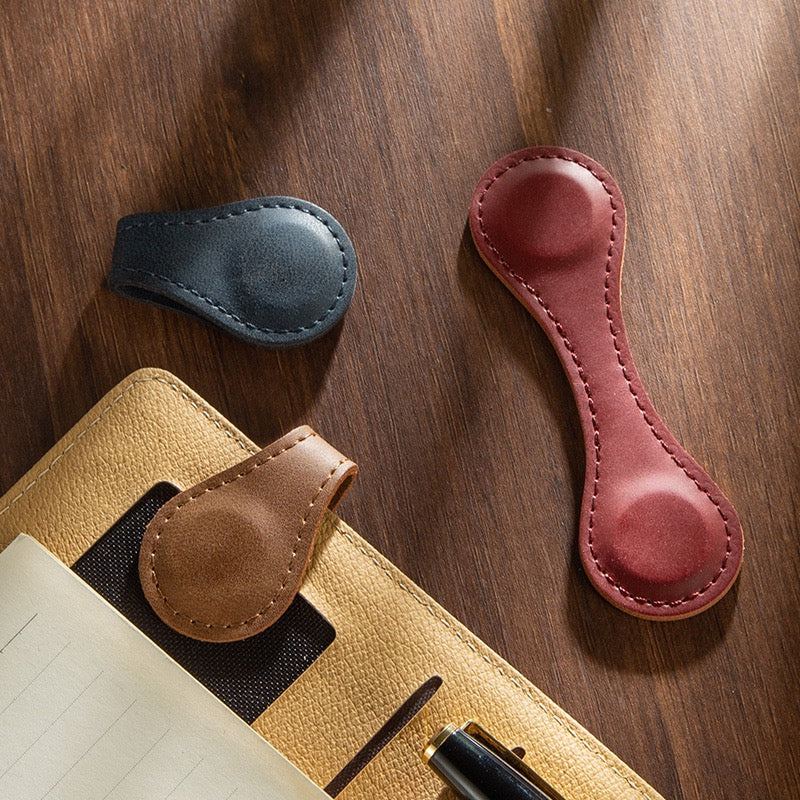 MagnaFold Leather Bookmark