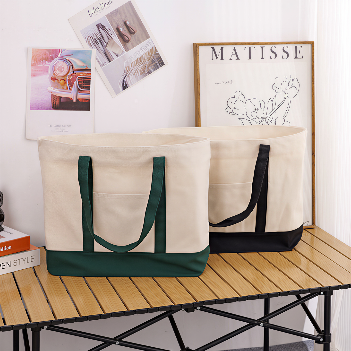 MarketCarry Canvas Grocery Tote
