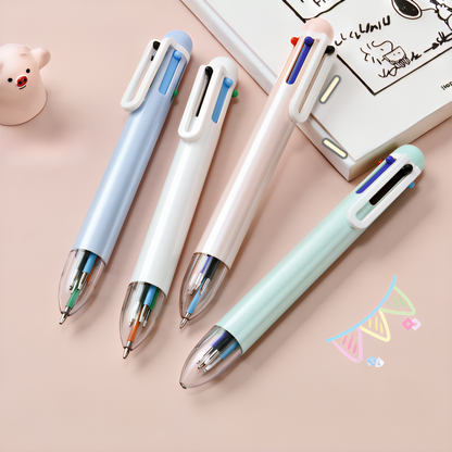 PearlGlow 6-Color Ballpoint Pen