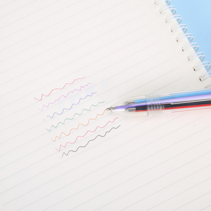 ClearView 6-Color Ballpoint Pen