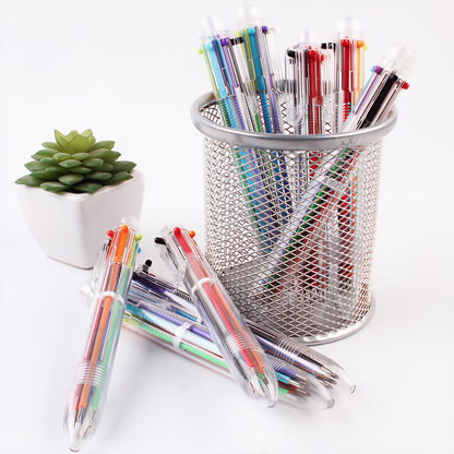 ClearView 6-Color Ballpoint Pen