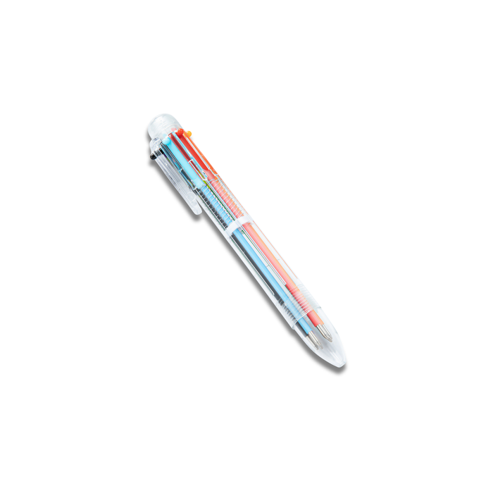 ClearView 6-Color Ballpoint Pen
