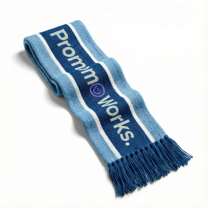 BrandWave Knit Scarf