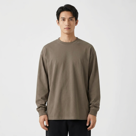 SoftBase Ribbed Cuff Long Sleeve Tee