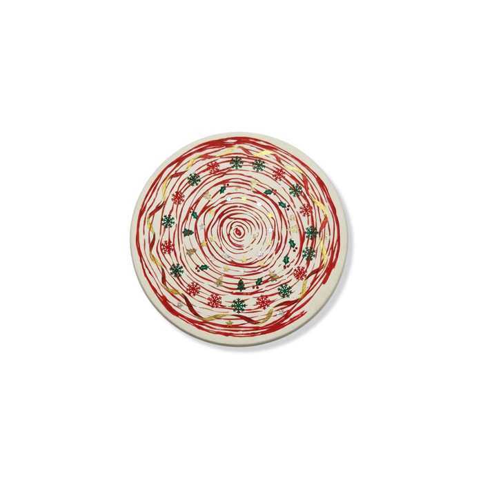 FestiveCharm Absorbent Stone Coaster