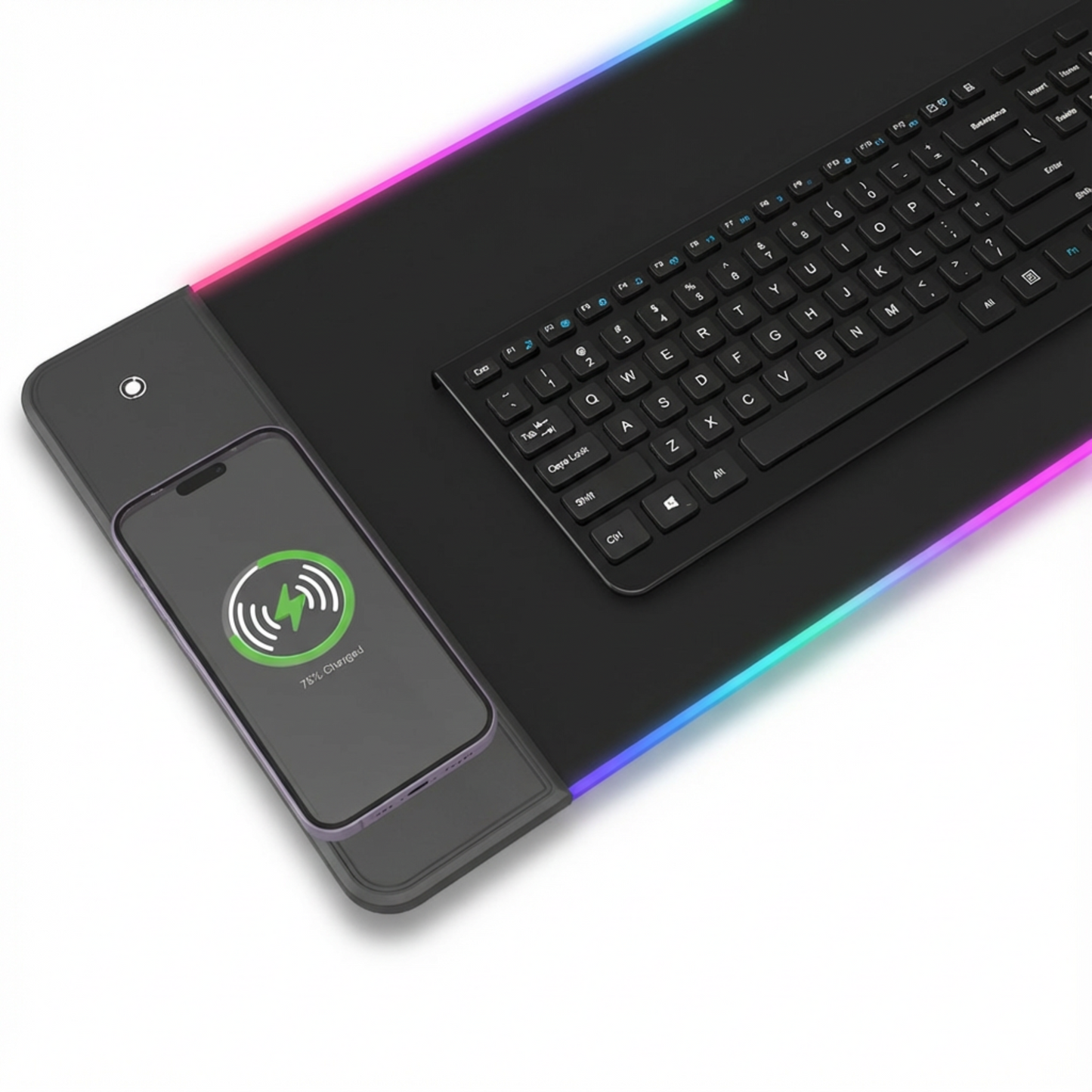 GlowEdge RGB Desk Mat